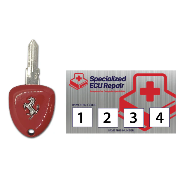 Ferrari Key fob remote Integrated remote + key blade - Image 5